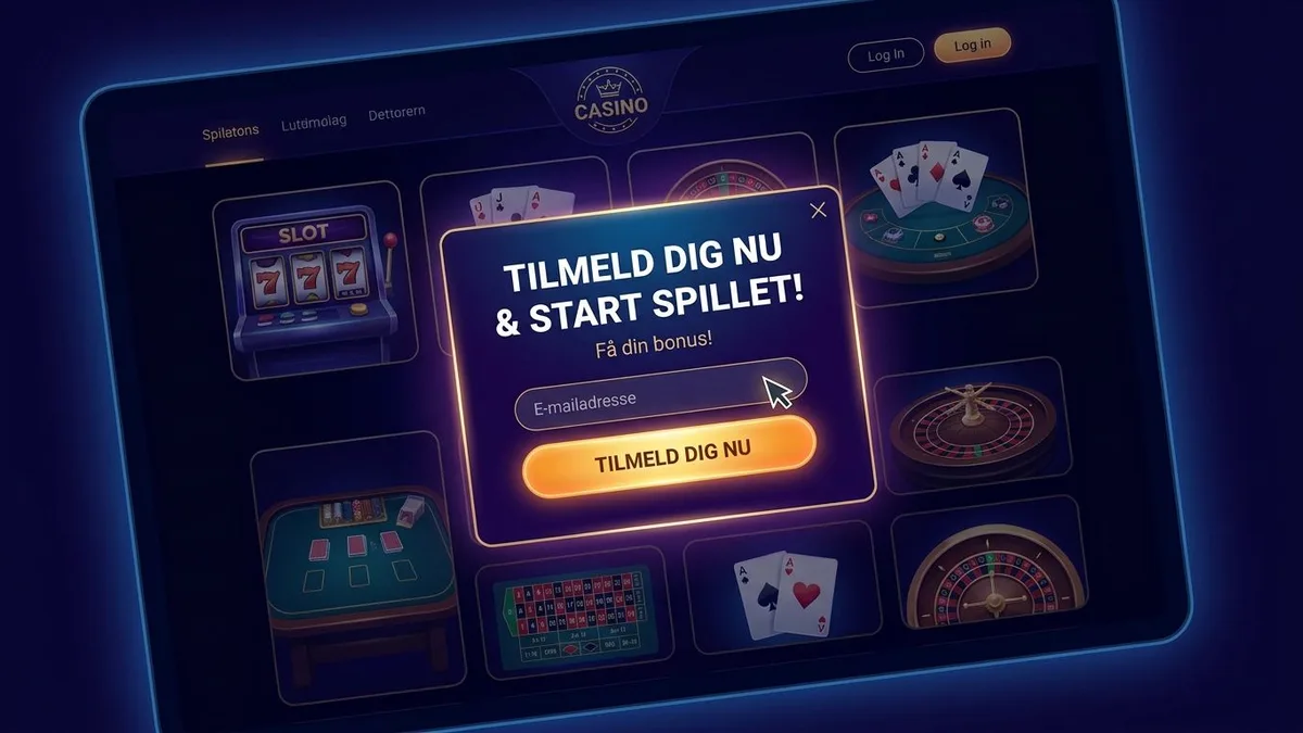 Tilmeld dig med bonus
